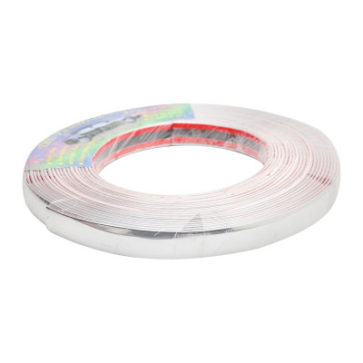 Cuộn Nẹp Dán Viền Xe Pin Su 22m (Bạc)