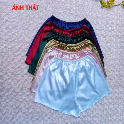 Combo 2 quần ngủ mặc nhà chất lụa satin cao cấp thoáng mát khi mặc