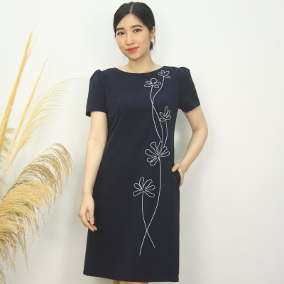 Đầm công sở TIFALU dáng suông trẻ trung LD914B