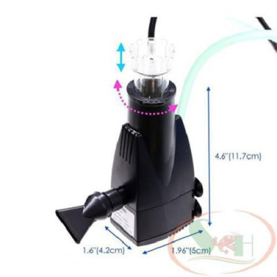 Lọc váng trộn co2 Ista Powered Surface Skimmer Reactor hòa tan co2 bể thủy sinh cá tép