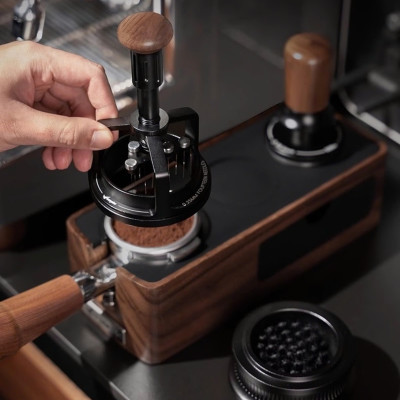 Combo dụng cụ pha espresso Wood charm series Feepie