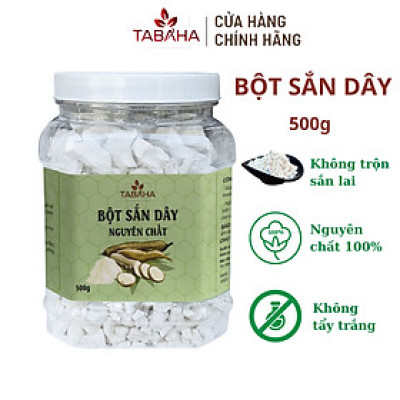 Bột Sắn Dây Nguyên Chất Tabaha 500g thanh nhiệt mát lành