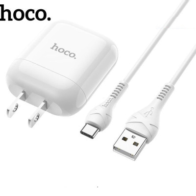 Bộ Dây Và Cốc Sạc Nhanh Hk2 3.4A Cổng Type-C Dây Dài 1m - Hàng Chính Hãng