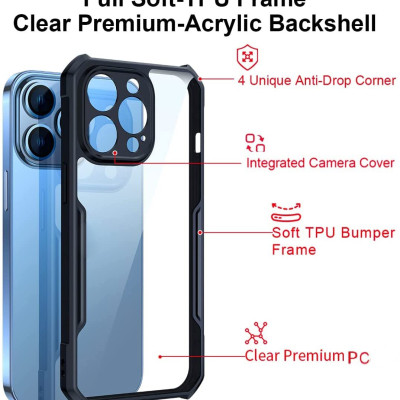 Ốp lưng chống sốc cho iPhone 14 / 14 Plus / 14 Pro / 14 Pro Max hiệu Xundd Fitted Armor Case trang bị túi khí bảo vệ góc, gờ bảo vệ camera - Hàng nhập khẩu