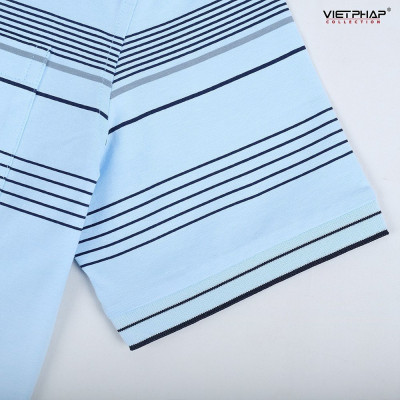 Áo Polo Nam VIỆT PHÁP Form Luxury - Thun 4 Chiều Lạnh lịch lãm, sang trọng 35698