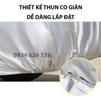 Bạt phủ trùm xe ô tô Chevrolet Cruze 3 lớp tráng bạc thông minh, chất cao cấp, áo chùm bảo vệ xe 4,5,7 chỗ