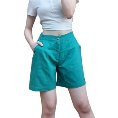 Quần linen short nữ ĐŨI VIỆT ống rộng nhiều màu cho các nàng lựa chọn, phù hợp với mọi dáng người và dễ mặc QD21 