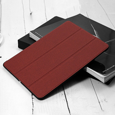 Bao da ipad pro 11 inch 2018 hiệu Mutural có khay cài bút_ màu đỏ_ hàng nhập khẩu